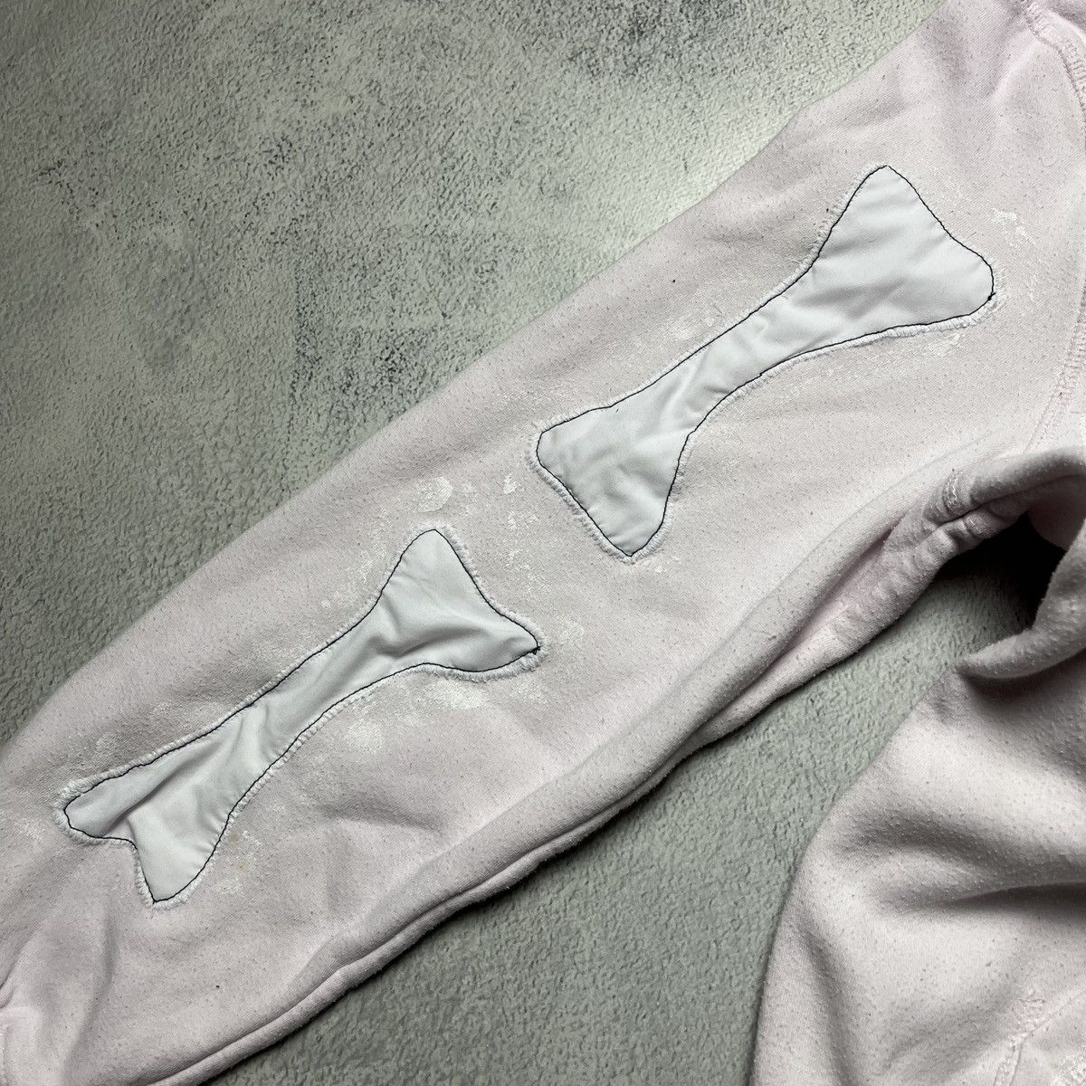 Nike × Vintage Hype Custom Nike Ghost x Skeleton y2k pink hoodie Size US S / EU 44-46 / 1 - 6 Thumbnail