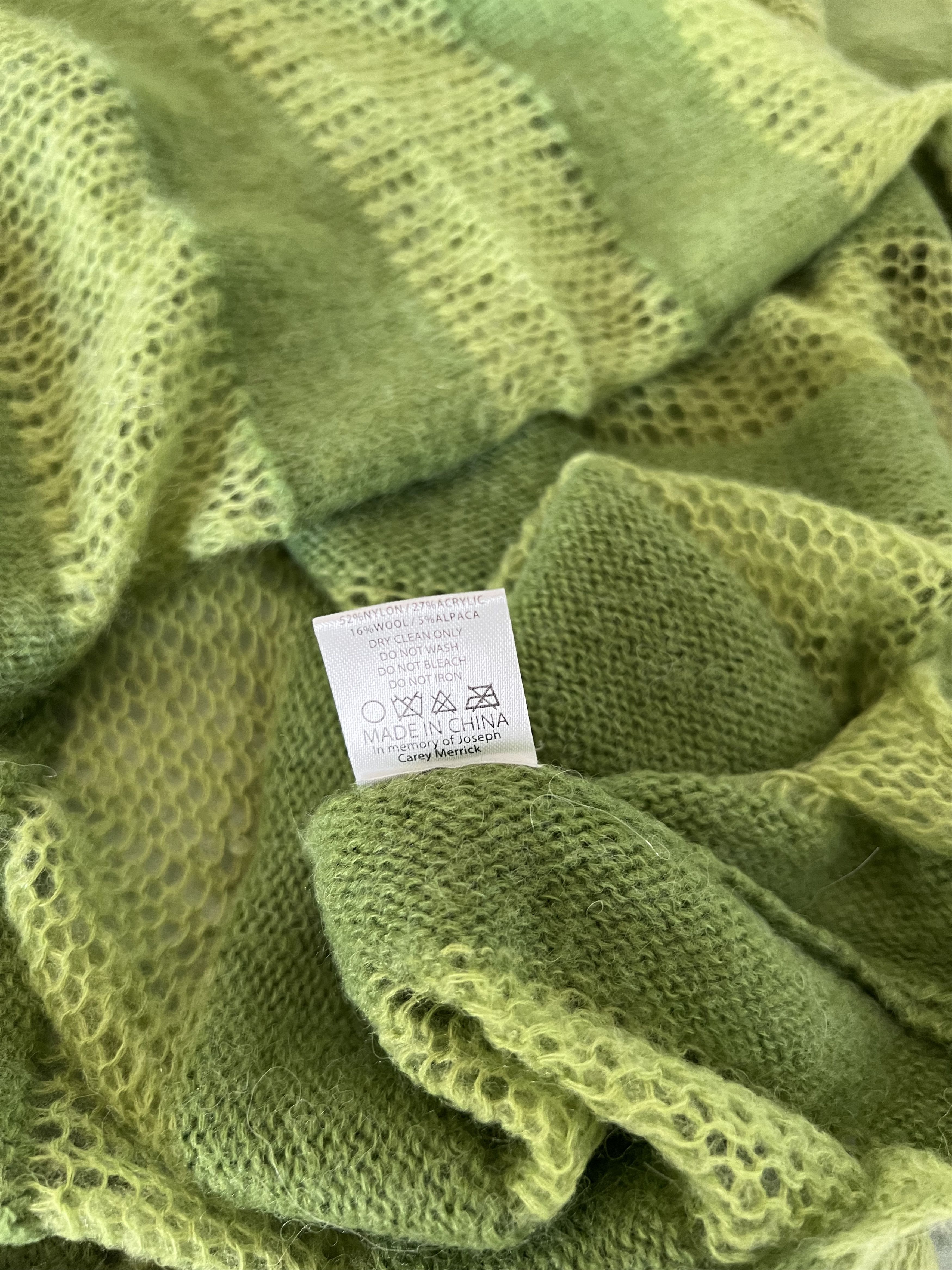 Brain Dead Brain Dead Threadbare Fuzzy Seater in Green Size US L / EU 52-54 / 3 - 8 Thumbnail