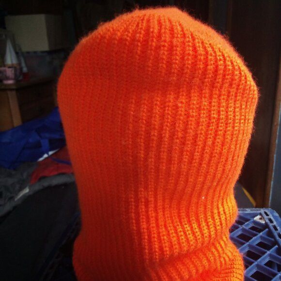 Other Vintage Ski Mask Winter Hat Hunting Orange Size ONE SIZE - 3 Thumbnail