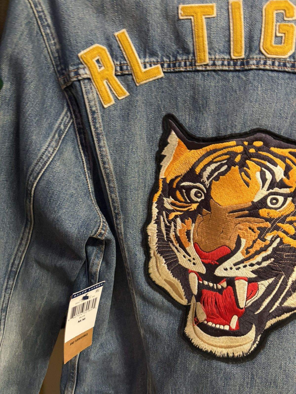 Polo Ralph Lauren Polo Ralph Lauren RL Tigers Denim Jacket Size US M / EU 48-50 / 2 - 5 Thumbnail