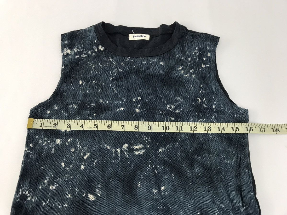 Issey Miyake Plantation Issey Miyake Acid Wash Design Sleeveless Tee Size US S / EU 44-46 / 1 - 7 Thumbnail