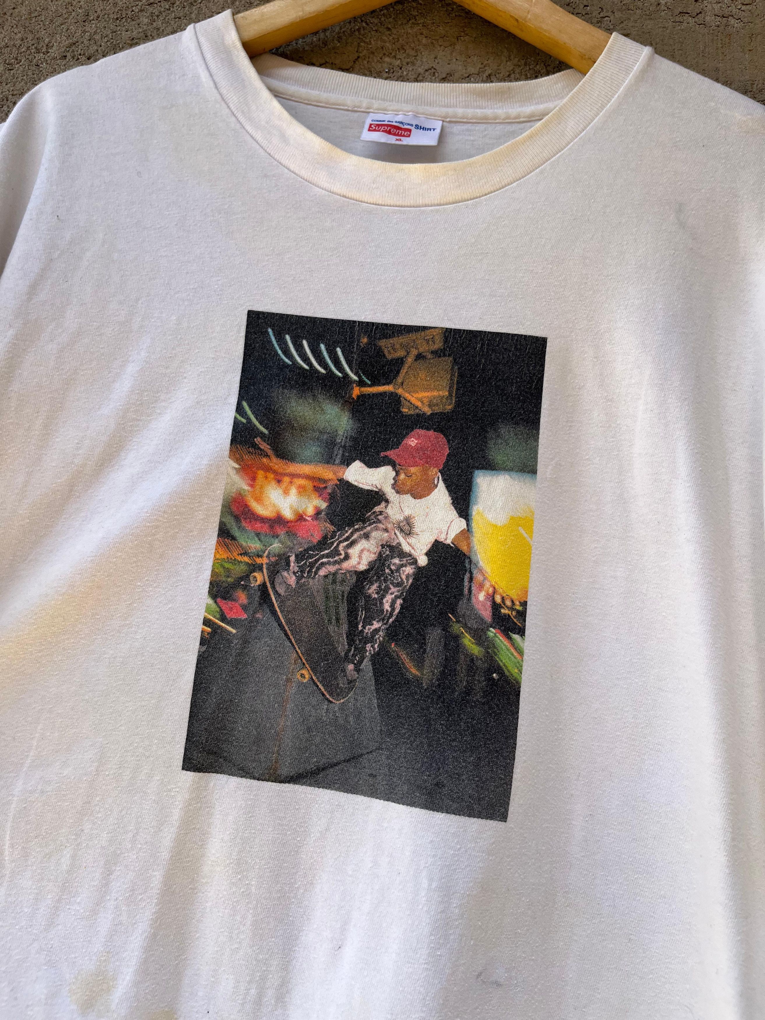 Comme des Garcons SHIRT × Supreme Supreme X Comme des Garcons Harold Hunter Tshirt Size US XL / EU 56 / 4 - 3 Thumbnail