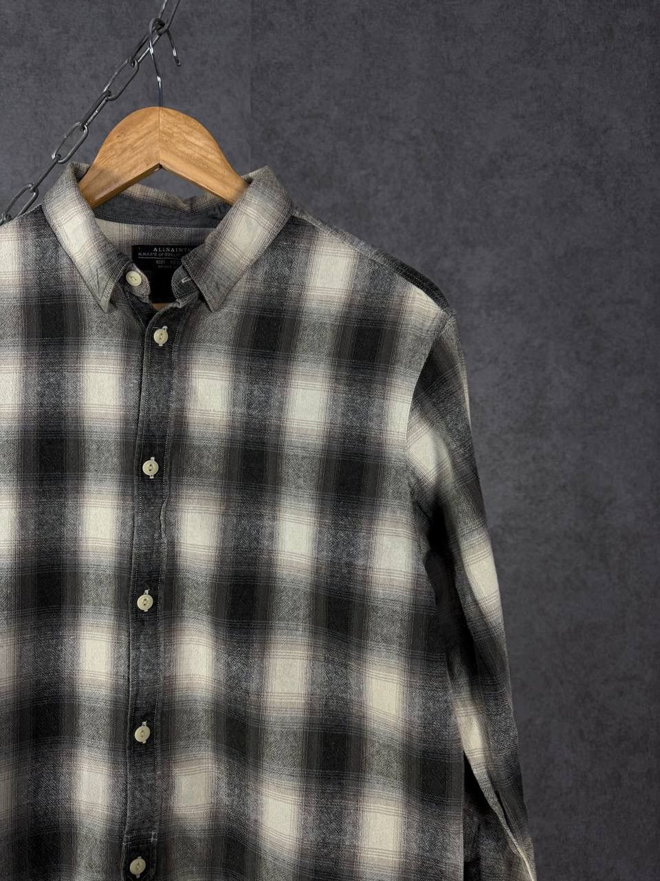Allsaints Allsaints vintage designer shirt Size US M / EU 48-50 / 2 - 2 Thumbnail