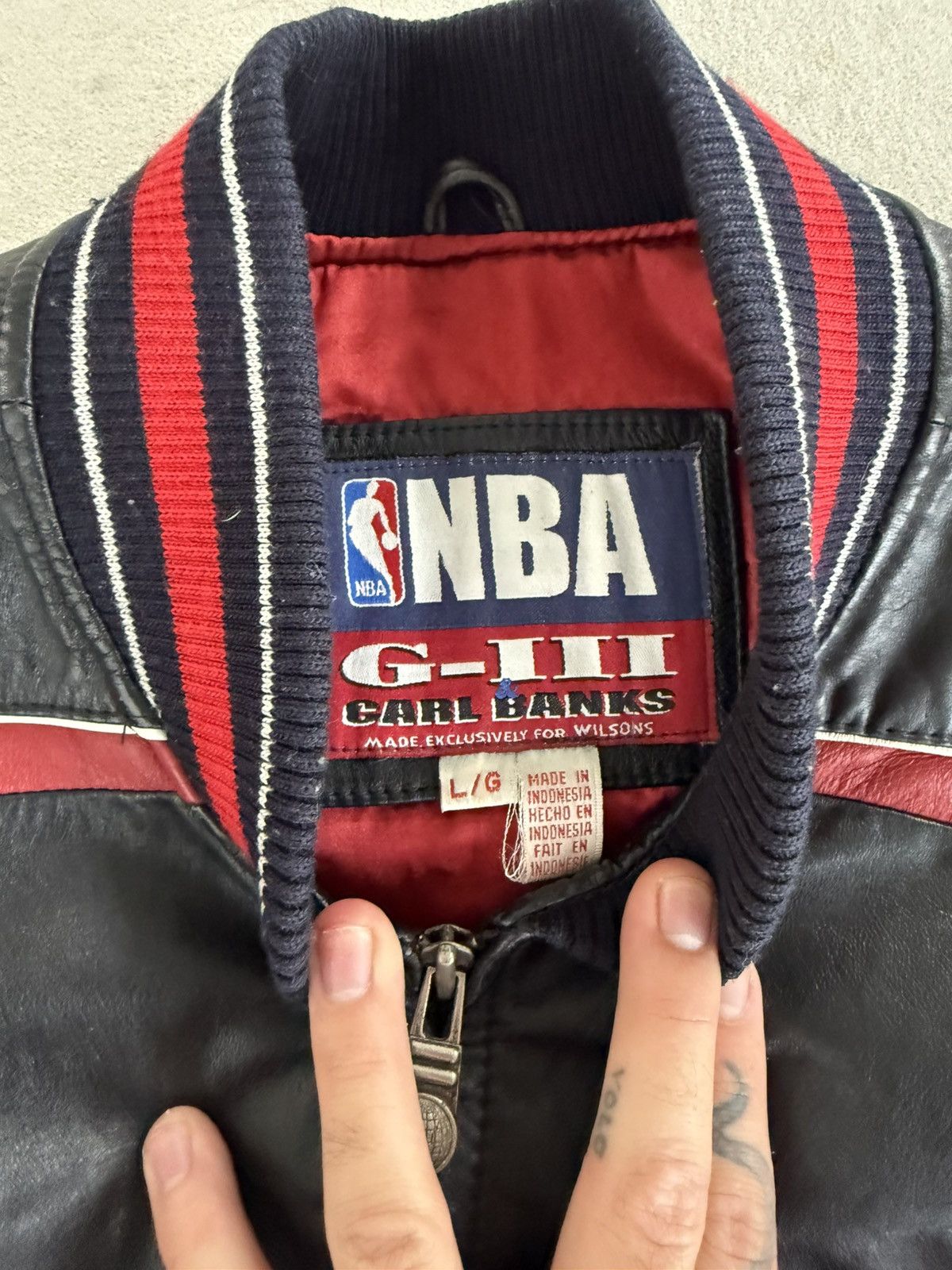 Vintage Chicago Bulls vintage jacket Size US L / EU 52-54 / 3 - 3 Thumbnail