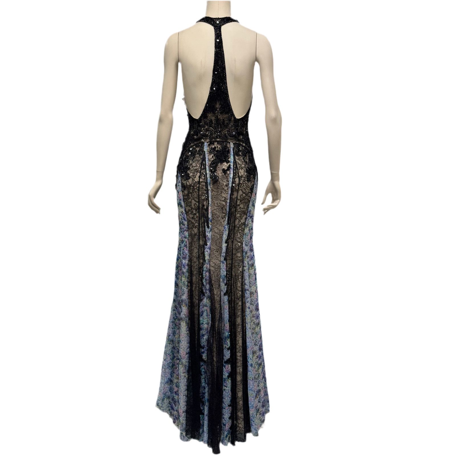 Roberto Cavalli S/S2012 Roberto Cavalli runway maxi lace long dress Size M / US 6-8 / IT 42-44 - 4 Thumbnail
