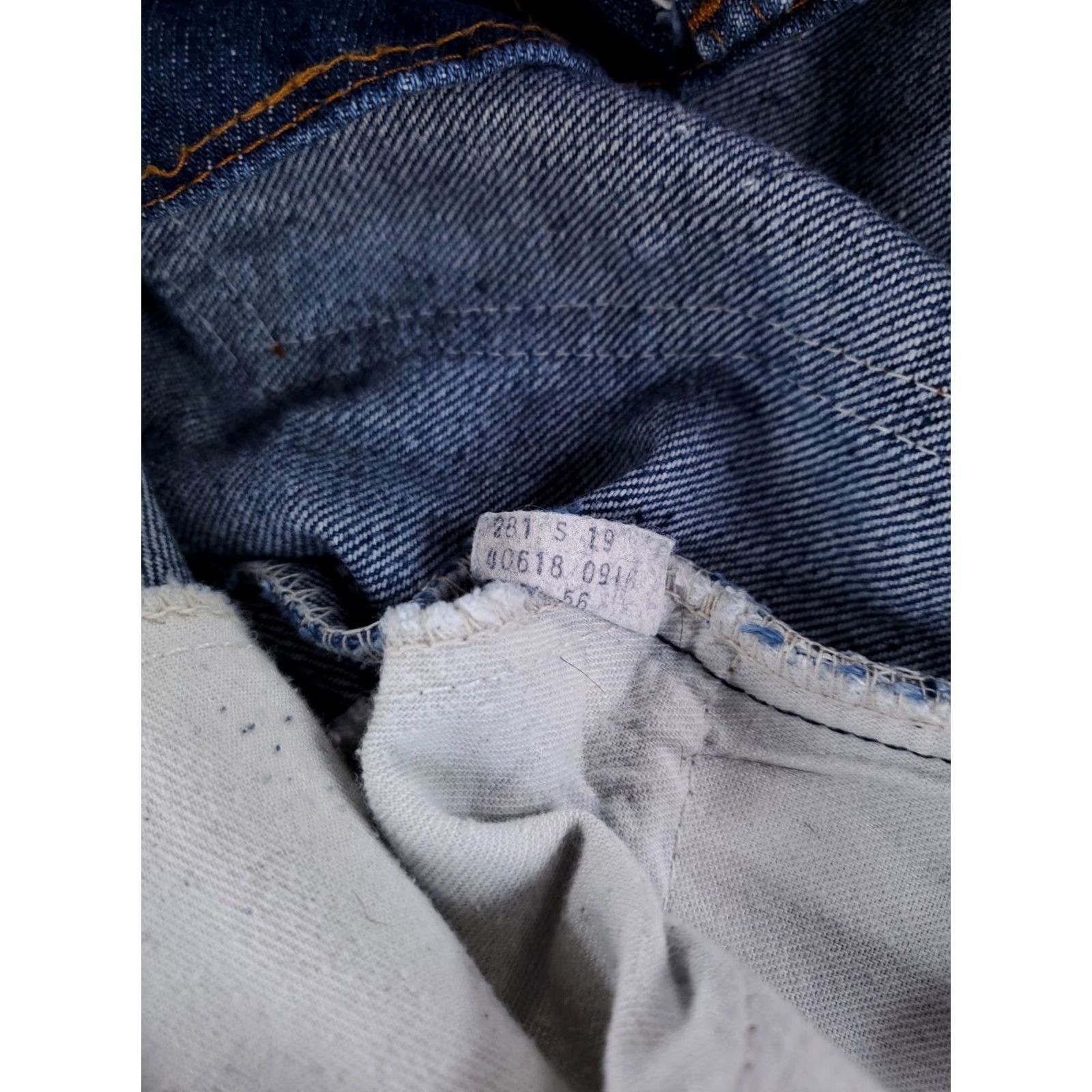Levi's VINTAGE Levi's Jeans Talon 42 Mens 31 x 30.5 Blue Straight 70s 80s 40618 Mens Size US 31 - 2 Thumbnail