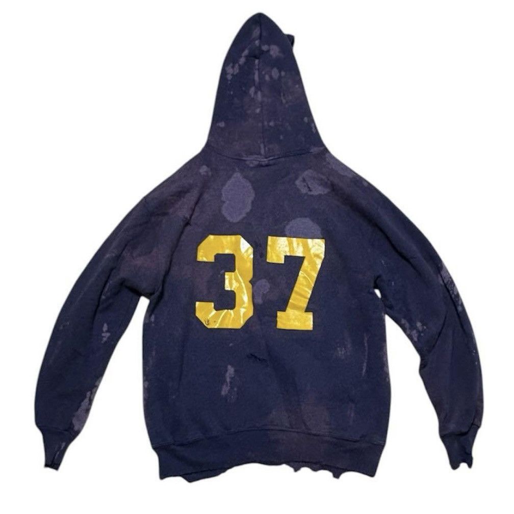 Russell Athletic 1990s RUSSELL ATHLETIC DESTROYED BLEACH HOODIE Size US L / EU 52-54 / 3 - 3 Thumbnail