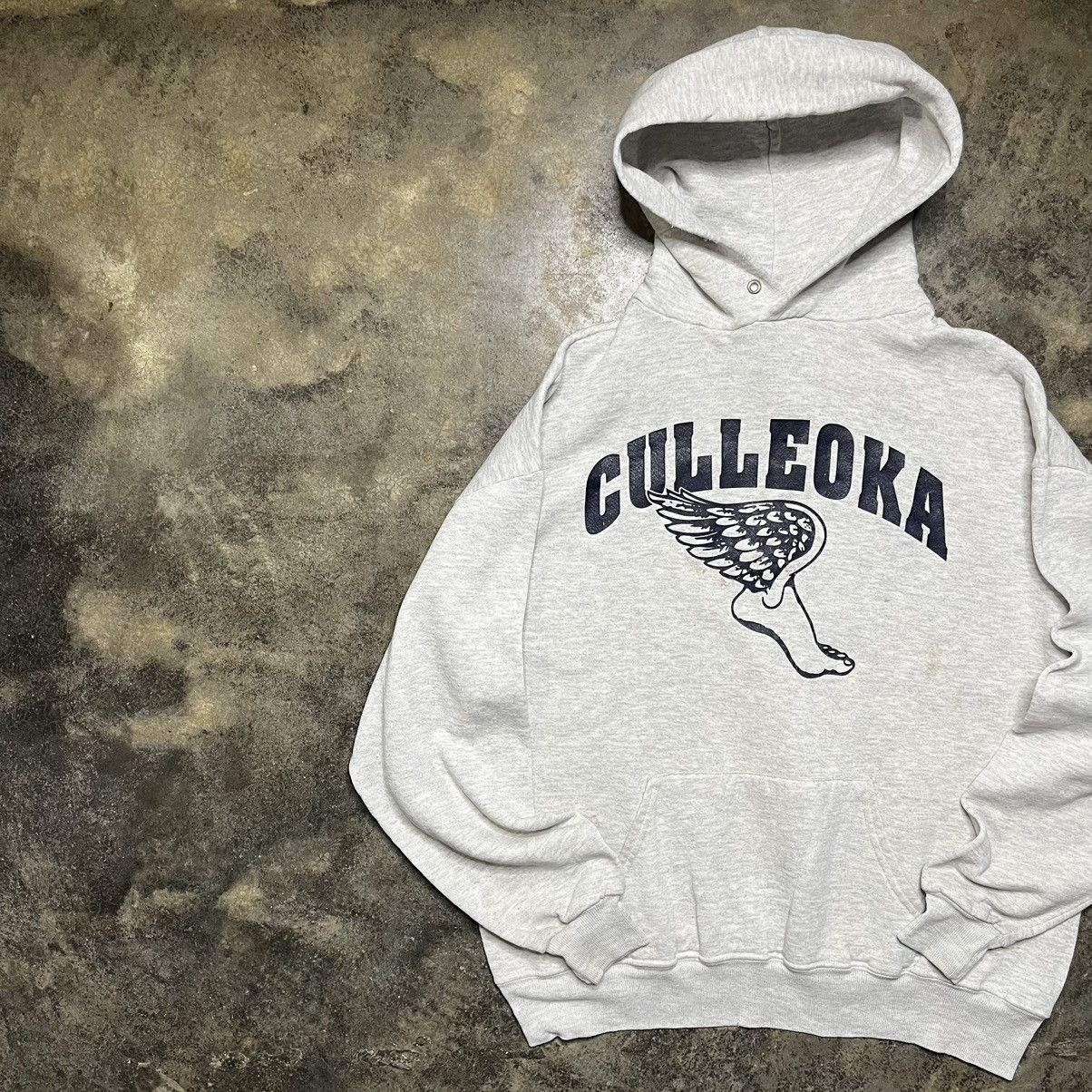 Vintage vintage culleoka tennessee flying shoe hoodie Size US XL / EU 56 / 4 - 3 Thumbnail