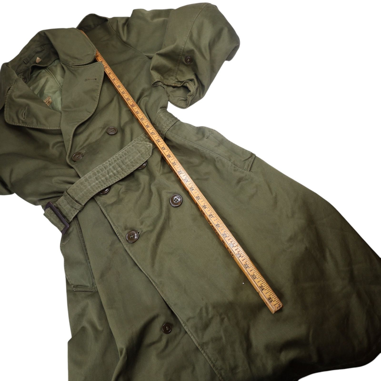 Vintage Vintage Military Surplus Wool Lined Trench Coat Size US M / EU 48-50 / 2 - 10 Thumbnail