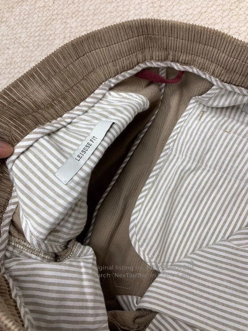 Brunello Cucinelli Brunello Cucinelli Corduroy Casual Pants. Size US 26 / EU 42 - 7 Thumbnail