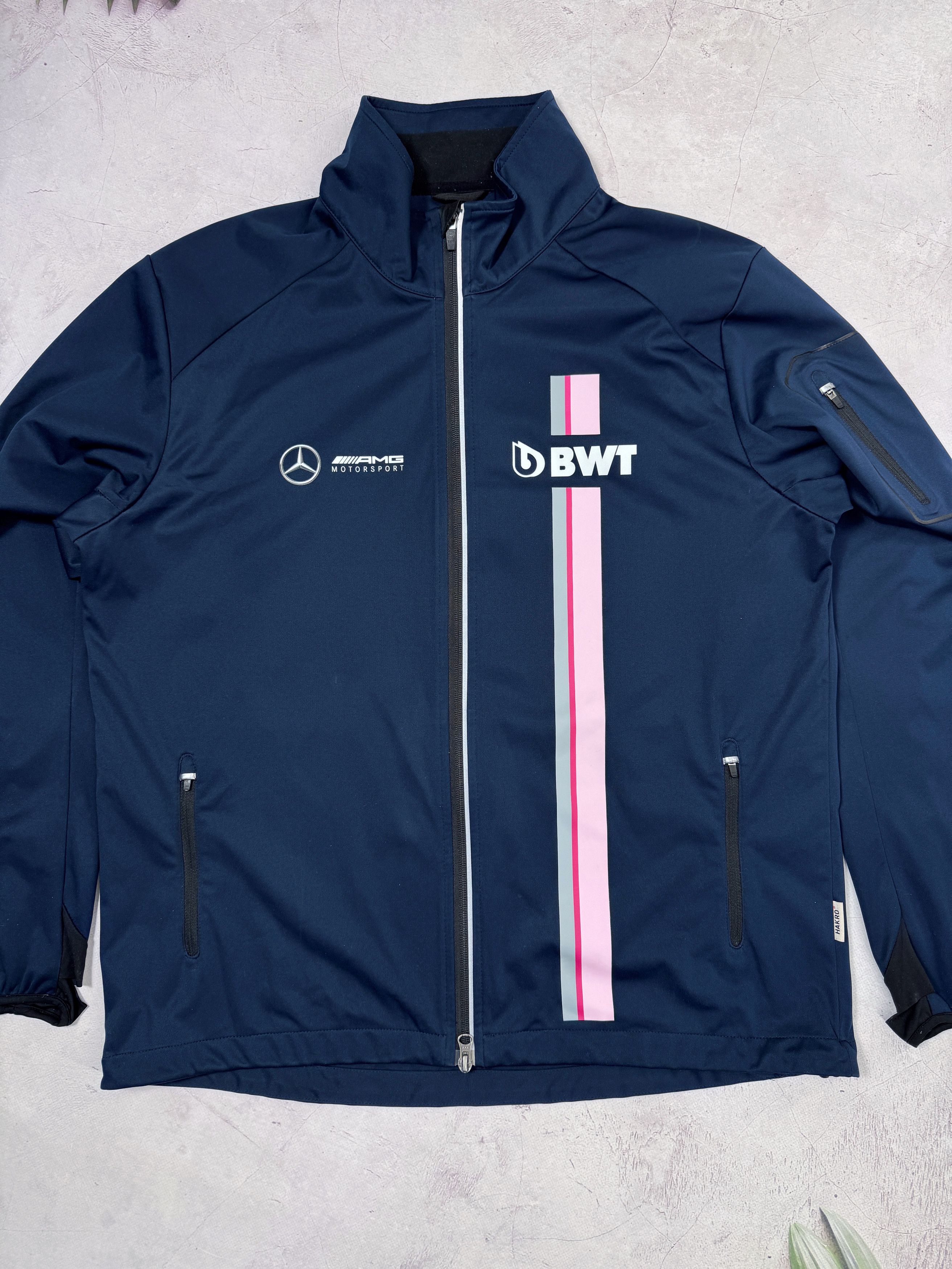 Formula 1 Mercedes AMG Formula1 Team Softshell Jacket BWT by Hakro Size US XL / EU 56 / 4 - 5 Thumbnail