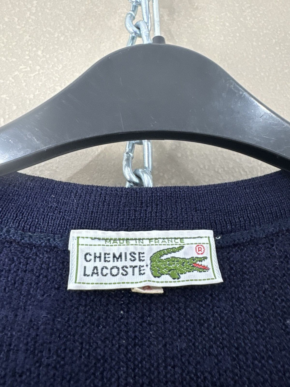 Lacoste 90’s Chemise Lacoste Wool Sweater Made in France Size US M / EU 48-50 / 2 - 3 Thumbnail