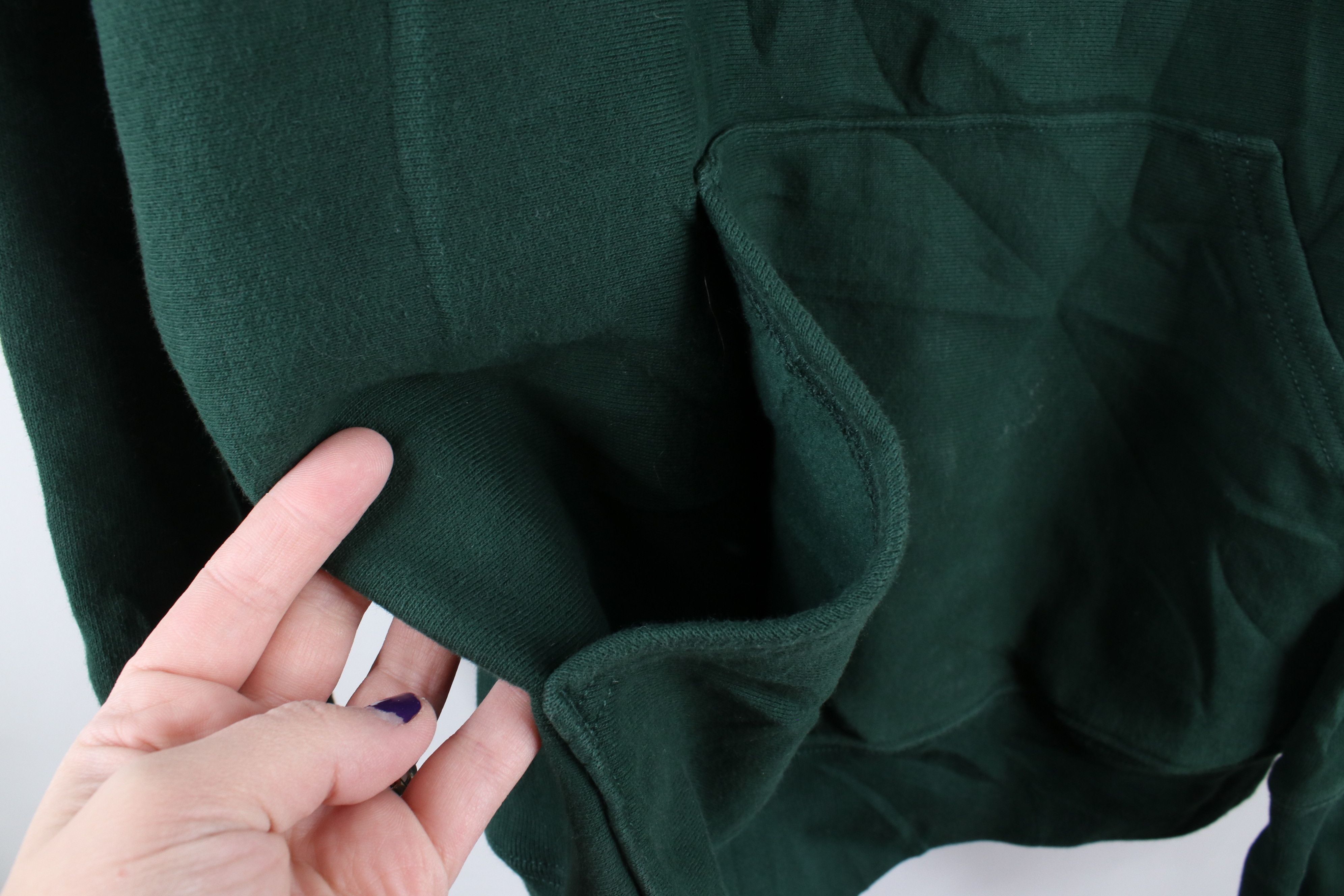 J.Crew × Vintage J Crew Sportswear Blank Heavyweight Hoodie Sweatshirt Size US L / EU 52-54 / 3 - 5 Thumbnail