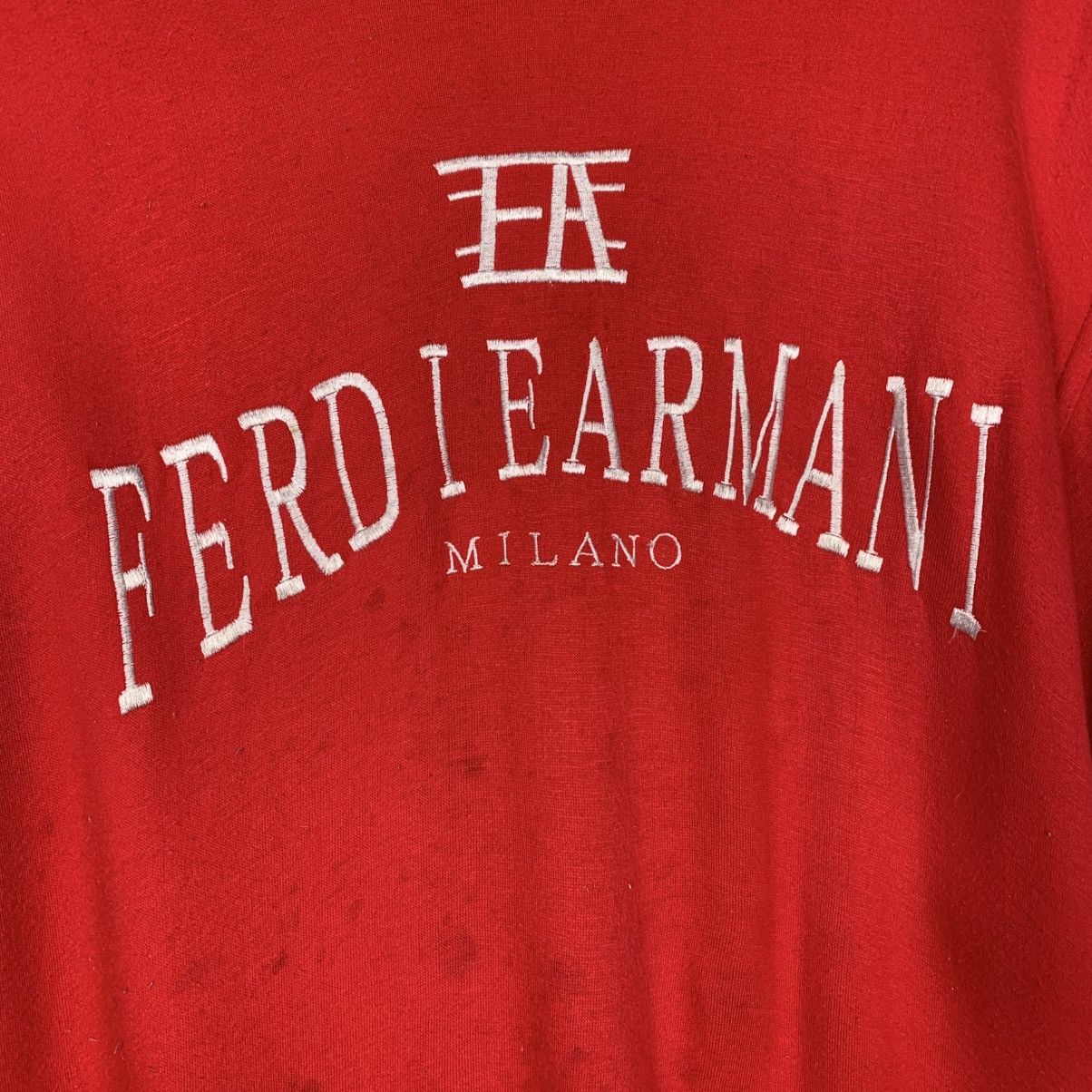 Japanese Brand Ferdie Armani Milano Crewneck Sweatshirt Size US M / EU 48-50 / 2 - 10 Thumbnail
