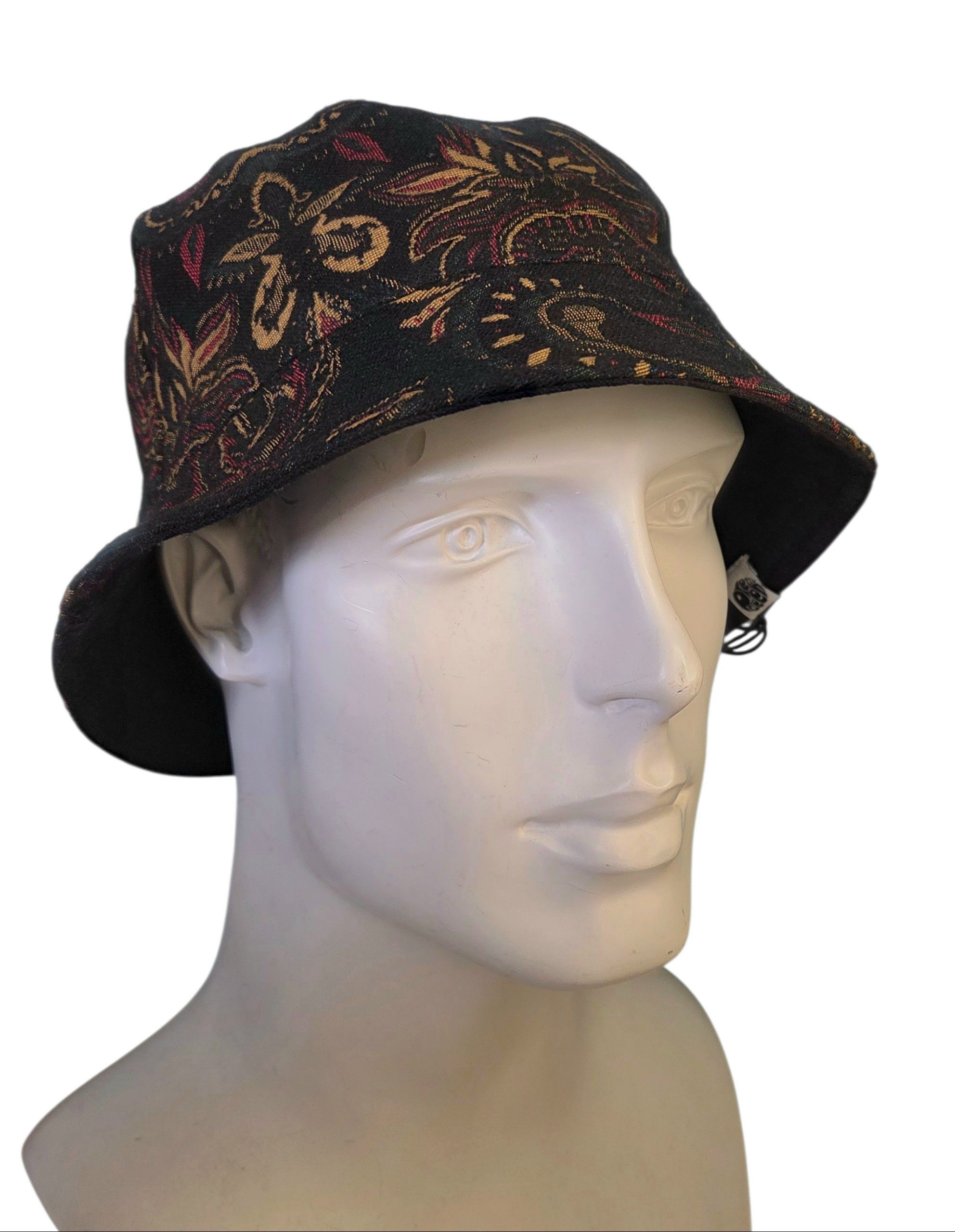 Pretty Green Pretty Green Parthian Reversible Black Bucket Hat Size ONE SIZE - 5 Thumbnail