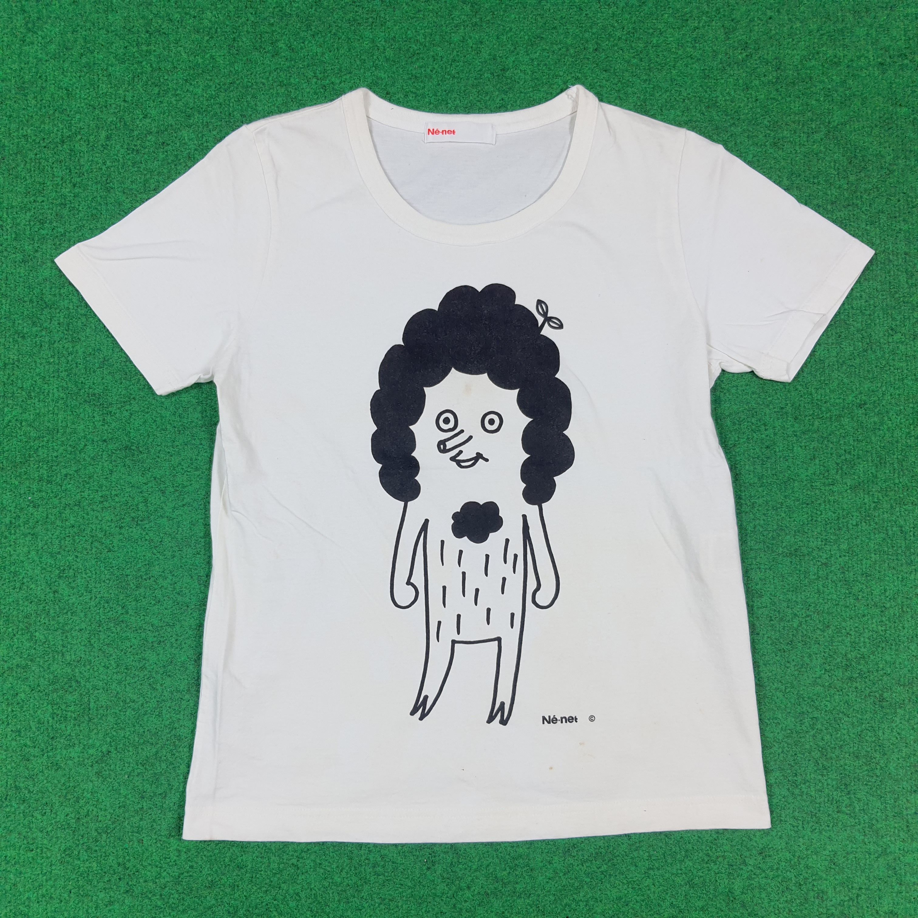 Ne-Net Vintage Ne-Net by Issey Miyake Japan Graphic Tshirt C294N4 Size US XS / EU 42 / 0 - 1 Thumbnail
