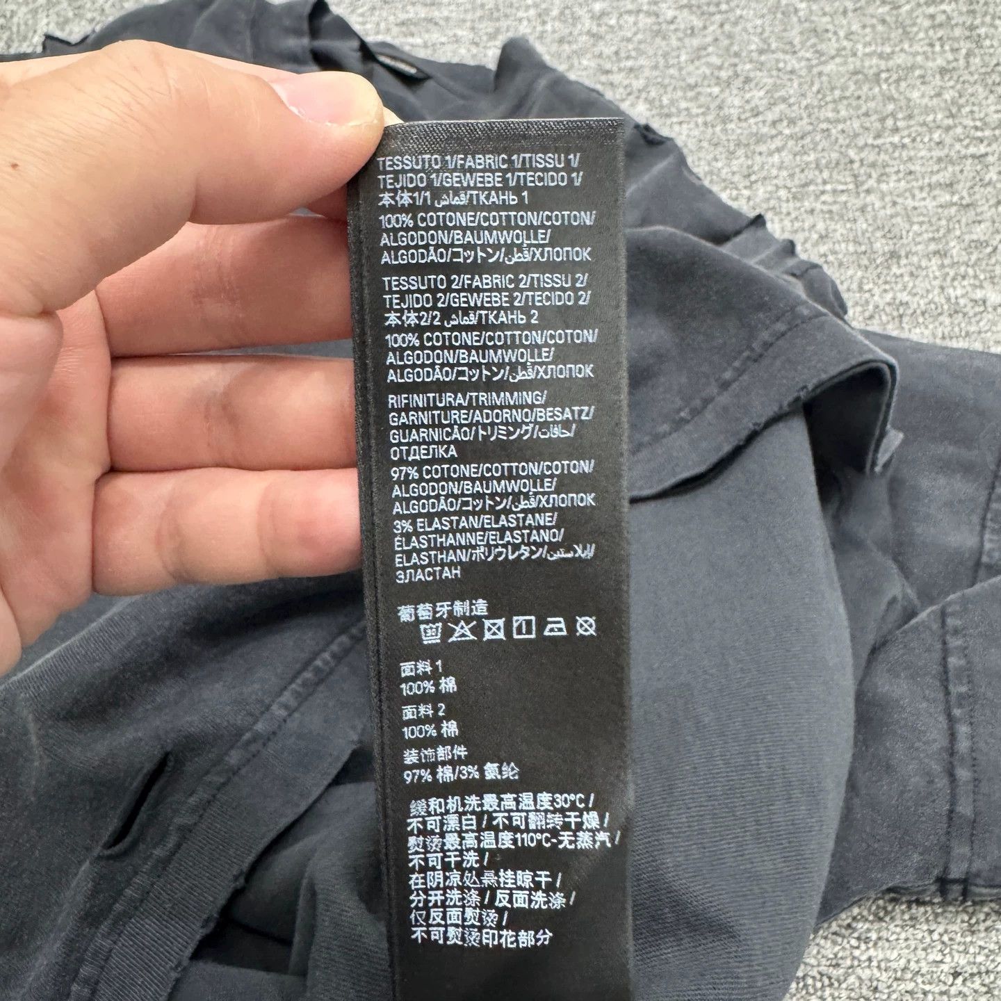 Balenciaga Balenciaga distressed layered long sleeve size S Size S / US 4 / IT 40 - 4 Thumbnail