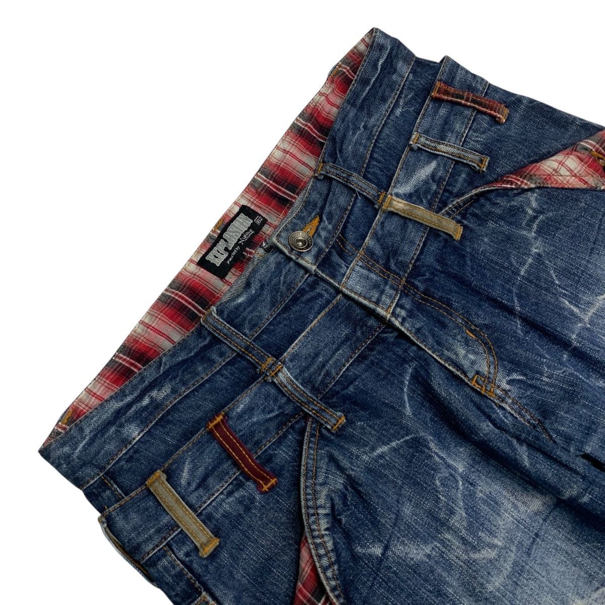 Japanese Brand DOUBLE WAIST VINTAGE EXPLOSION BY NYIAUS CLOTHING Size US 32 / EU 48 - 5 Thumbnail