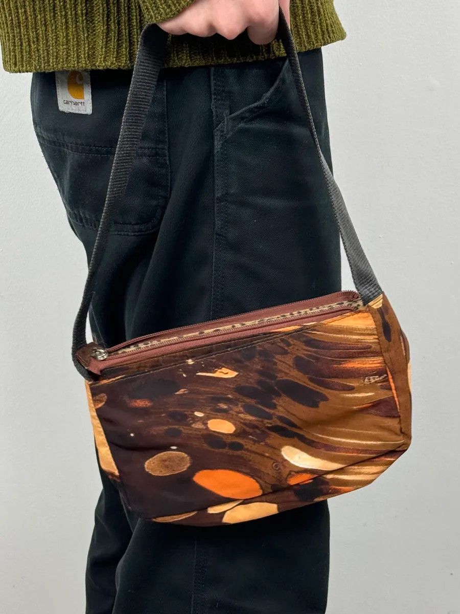 Roberto Cavalli 2000s Roberto Cavalli Orange Hallucination Shoulder Bag Size ONE SIZE - 2 Thumbnail