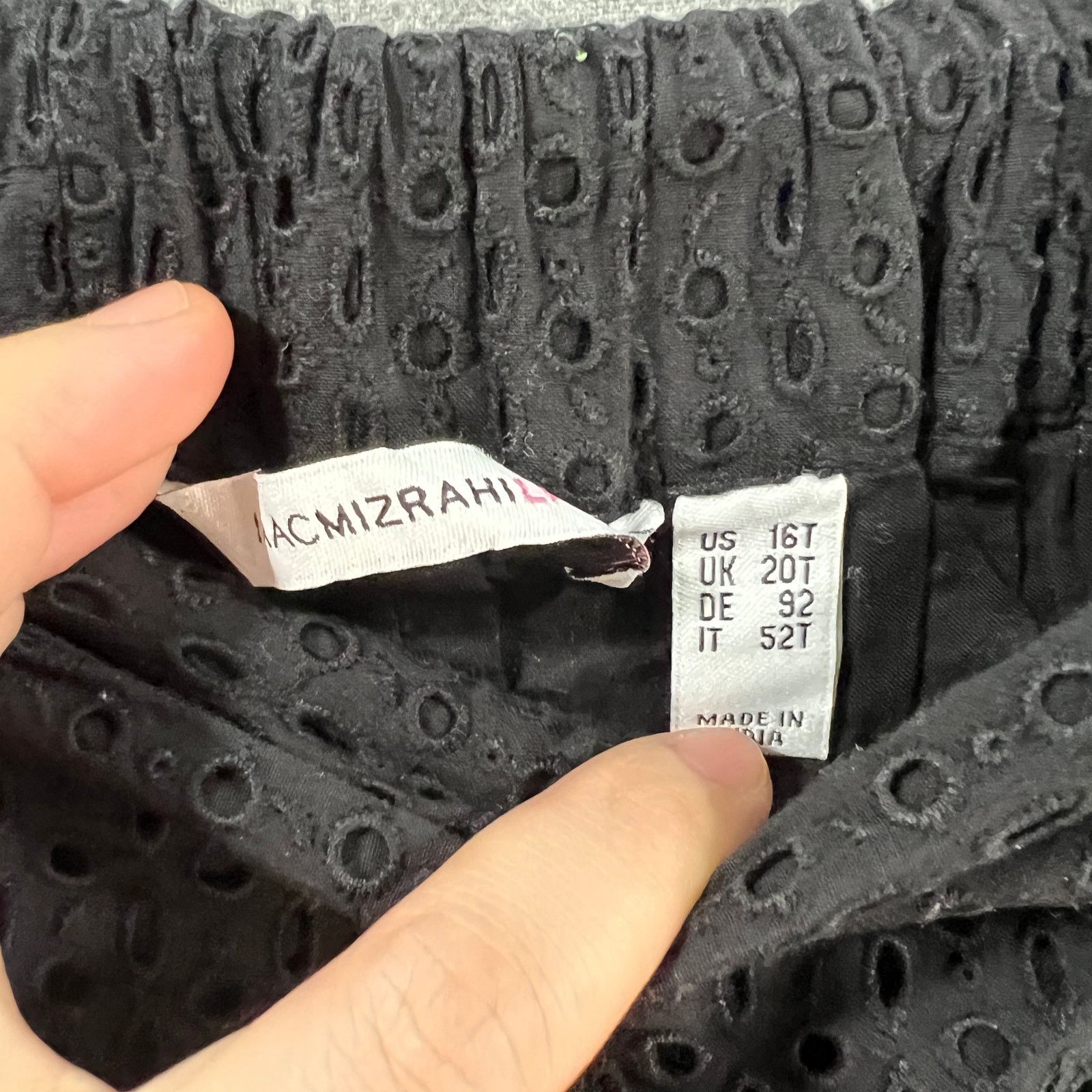 Other Isaac Mizrahi Live! Tall Wide Leg Eyelet Bermuda Size 38" / US 16 / IT 52 - 3 Thumbnail