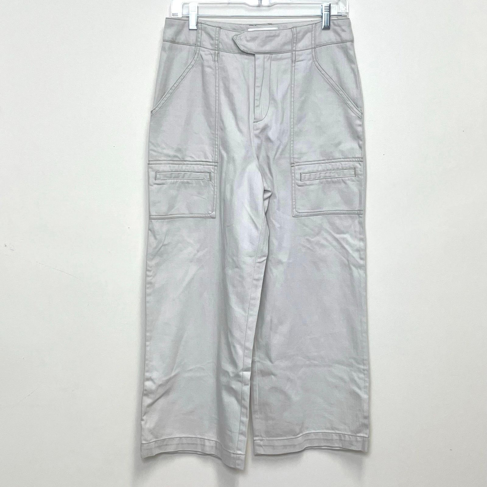 Anthropologie By Anthropologie Cropped Wide Leg Cargo Pants Size 6 Size 28" / US 6 / IT 42 - 1 Thumbnail