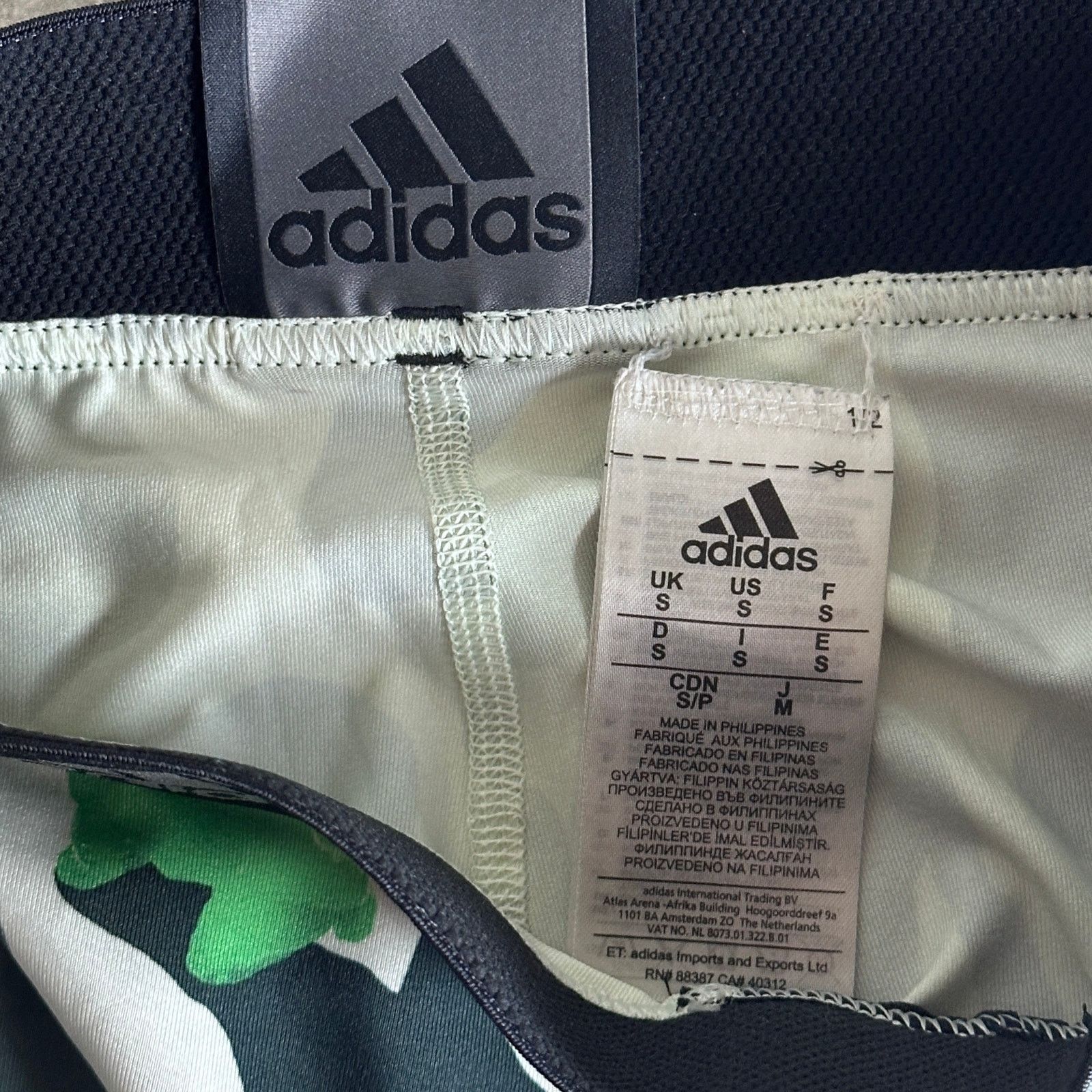 Adidas N.E.R.D. Green Techfit Leggings Size US 30 / EU 46 - 7 Thumbnail