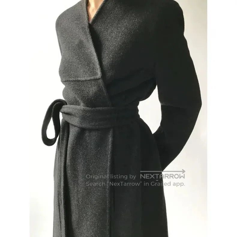 The Row The Row size 6 Wool bathrobe belt coat, minimalist style Size M / US 6-8 / IT 42-44 - 3 Thumbnail