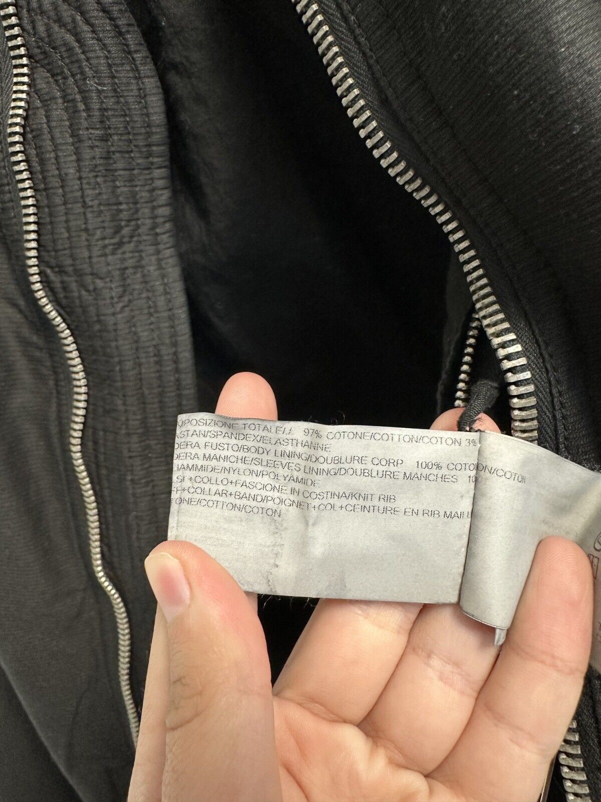 Rick Owens Rick Owens DRKSHDW Zip Up Bomber MA-1 Jacket Size M Size US M / EU 48-50 / 2 - 14 Thumbnail