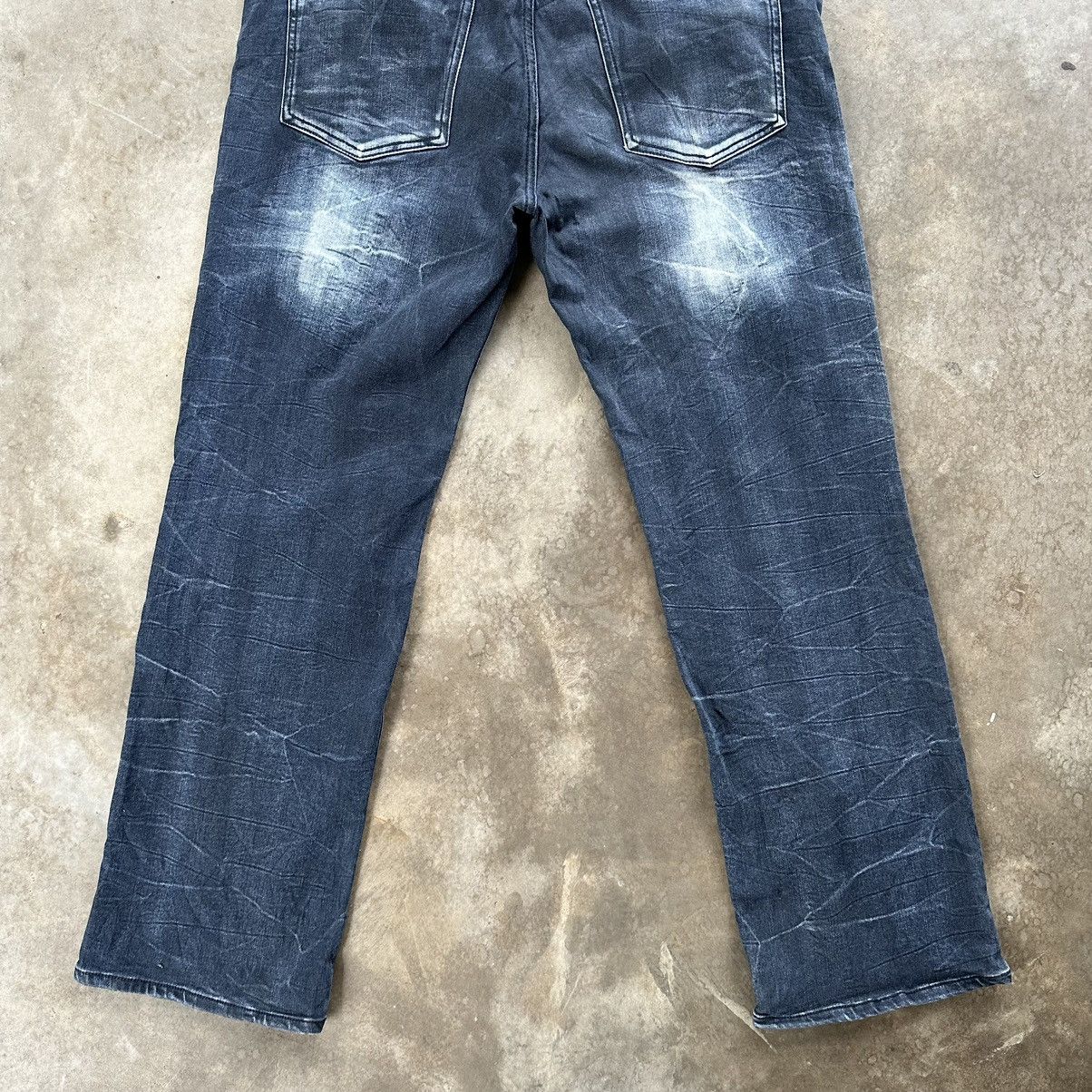 Japanese Brand Vintage Japanese Faded Distressed Denim Jean Pant W40 Size US 40 / EU 56 - 12 Thumbnail