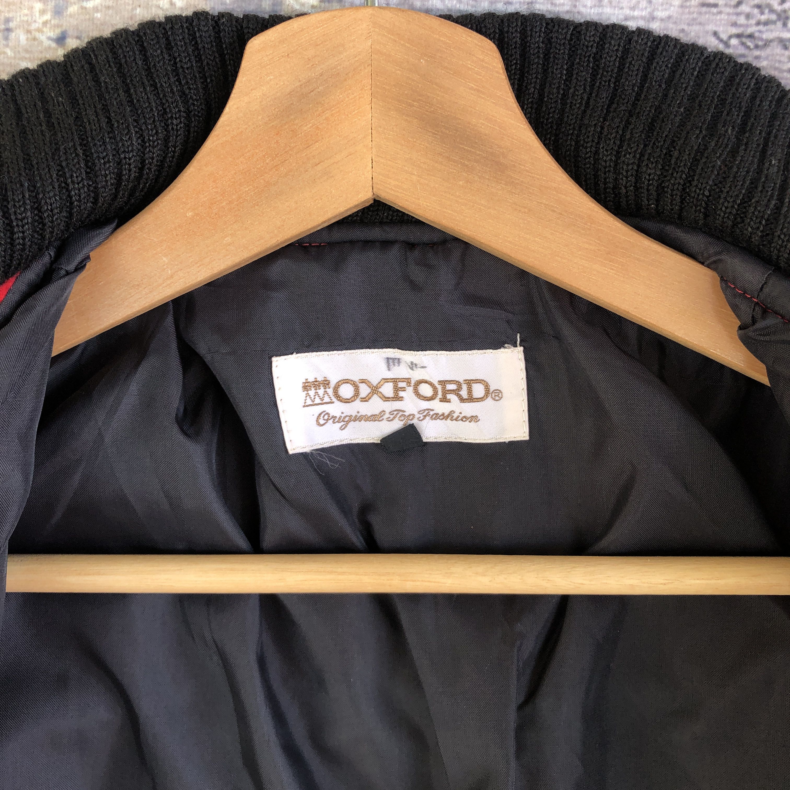 Japanese Brand × Vintage Vintage Oxford Japanese Varsity Jacket Japanese Wool Jacket Size US M / EU 48-50 / 2 - 6 Thumbnail