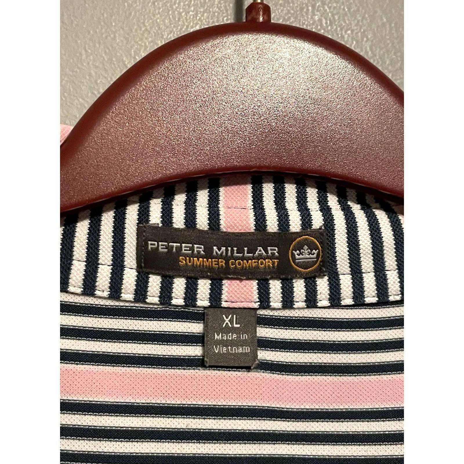 Peter Millar Peter Millar Summer Comfort Polo Golf Shirt Striped XL Hilton Head (B353) - Multicolor Size US XL / EU 56 / 4 - 5 Thumbnail