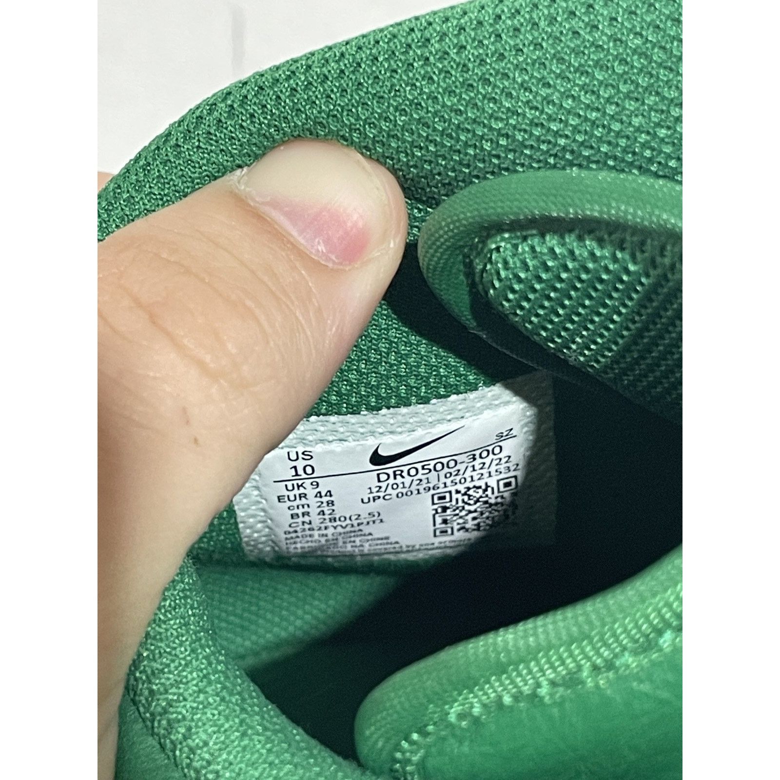 Nike NIKE AIR FORCE 1 OFF-WHITE PINE GREEN SIZE 10 PREOWNED Size US 10 / EU 43 - 6 Thumbnail