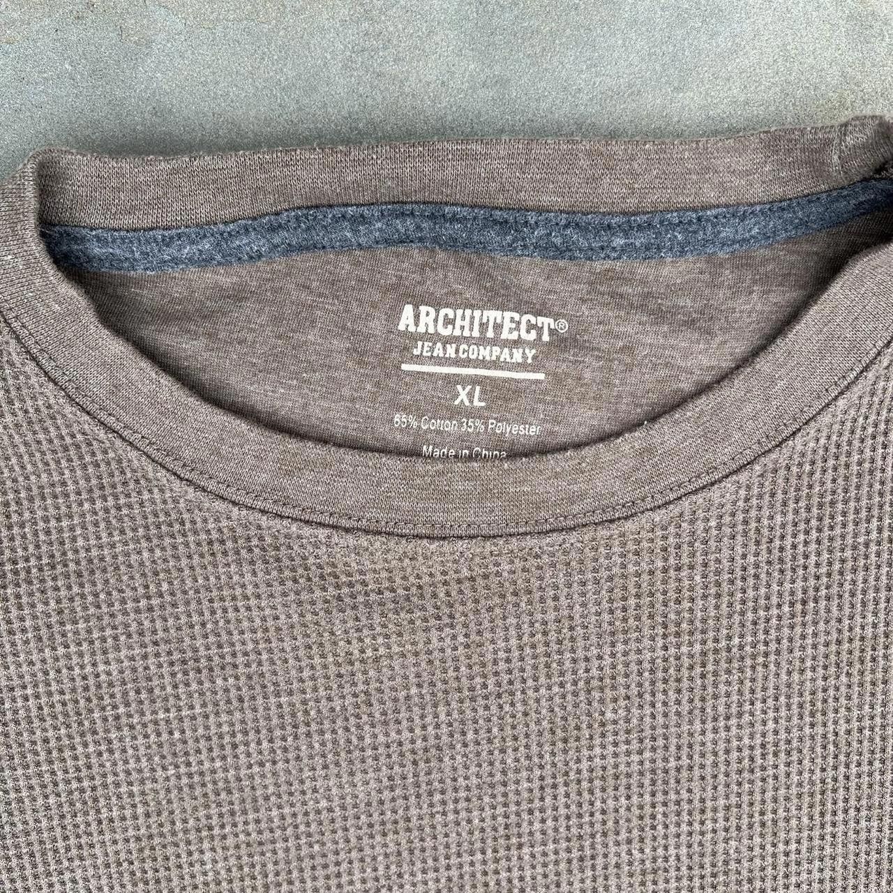 Arizona Jean Co. Y2K Brown Heather Waffle Knit Thermal Size US L / EU 52-54 / 3 - 3 Thumbnail