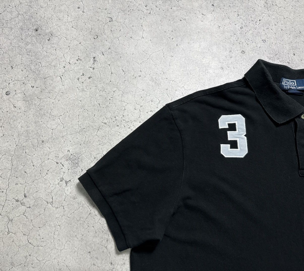 Polo Ralph Lauren Polo Ralph Lauren #3 Black Polo Shirt Vintage Size US XXL / EU 58 / 5 - 3 Thumbnail