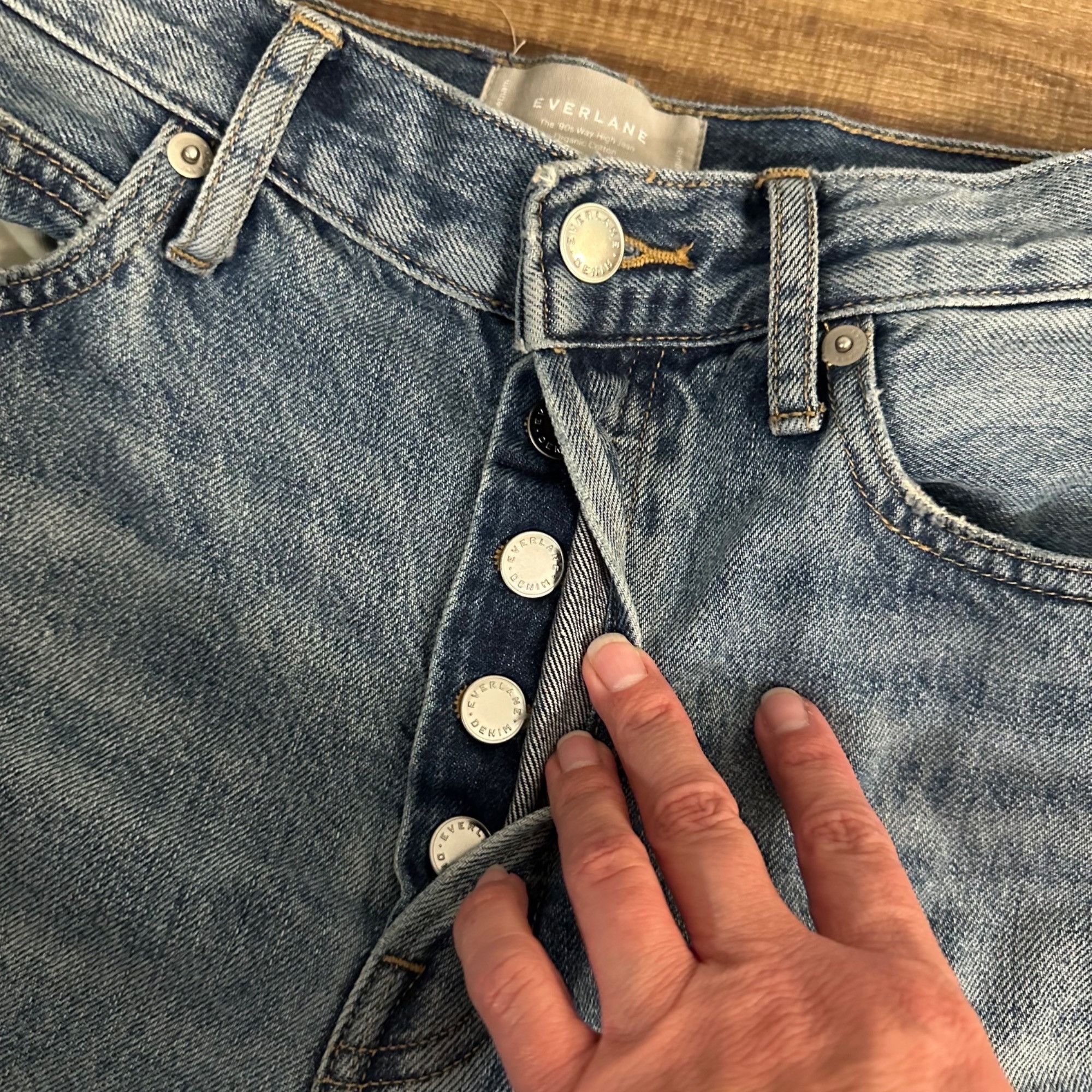 Everlane Everlane The 90's Way-High Straight Leg Jeans Sz 27" Size 27" / US 4 / IT 40 - 13 Thumbnail