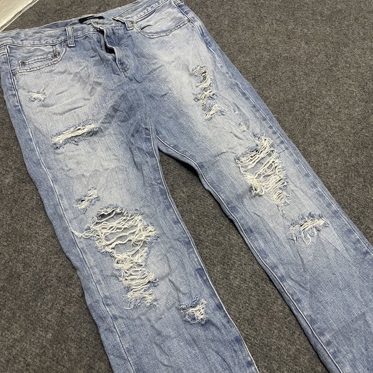 If Six Was Nine × Journal Standard Journal Standard OG Ripped Jeans Made in Japan Size US 29 - 2 Thumbnail