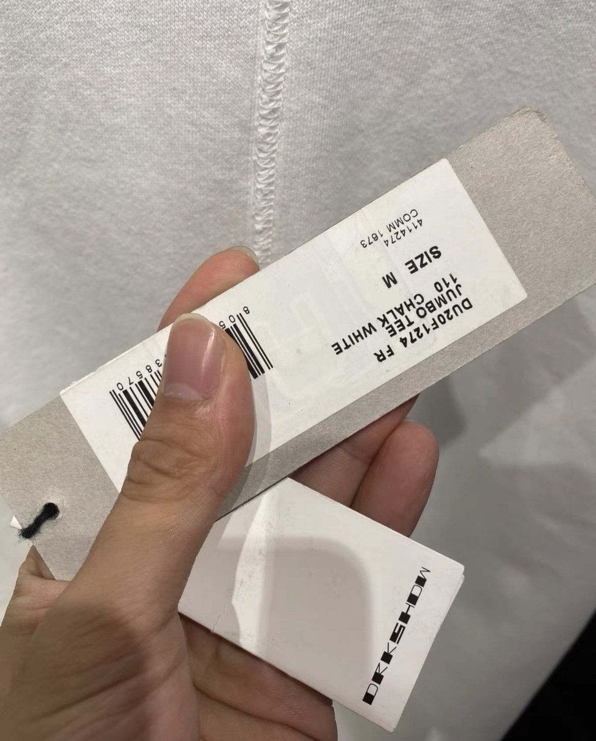 Rick Owens Rick Owens Drkshdw white short sleeves Size US M / EU 48-50 / 2 - 5 Thumbnail