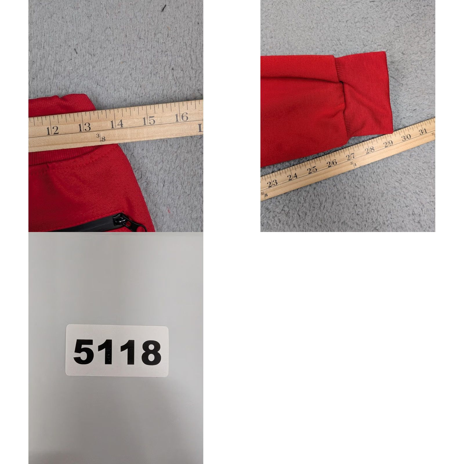 Vintage Riflessi Pants Mens S Red Jogger Sweatpants Zip Pockets Knit Elastic Waist Pockets Casual Activewear Summer? No - keep clarity Size US 29 - 8 Thumbnail