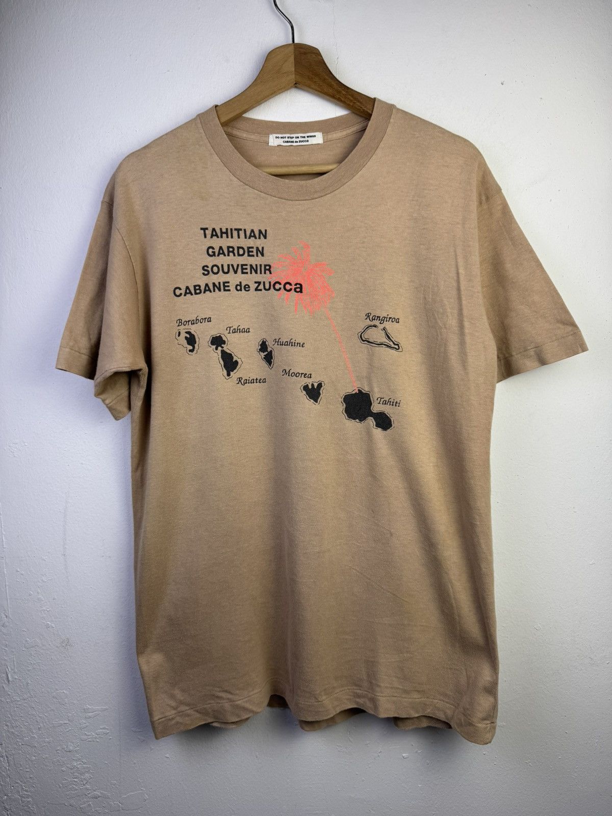 Vintage Cabane de Zucca Tahitian Garden T-shirt.