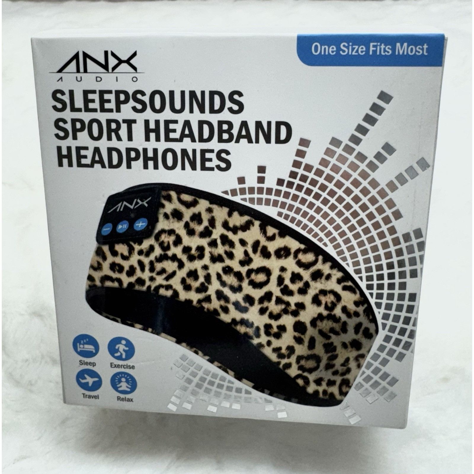 Other ANX AUDIO Sleepsounds Sport Headband Headphones Cheetah Prin Size ONE SIZE - 1 Thumbnail