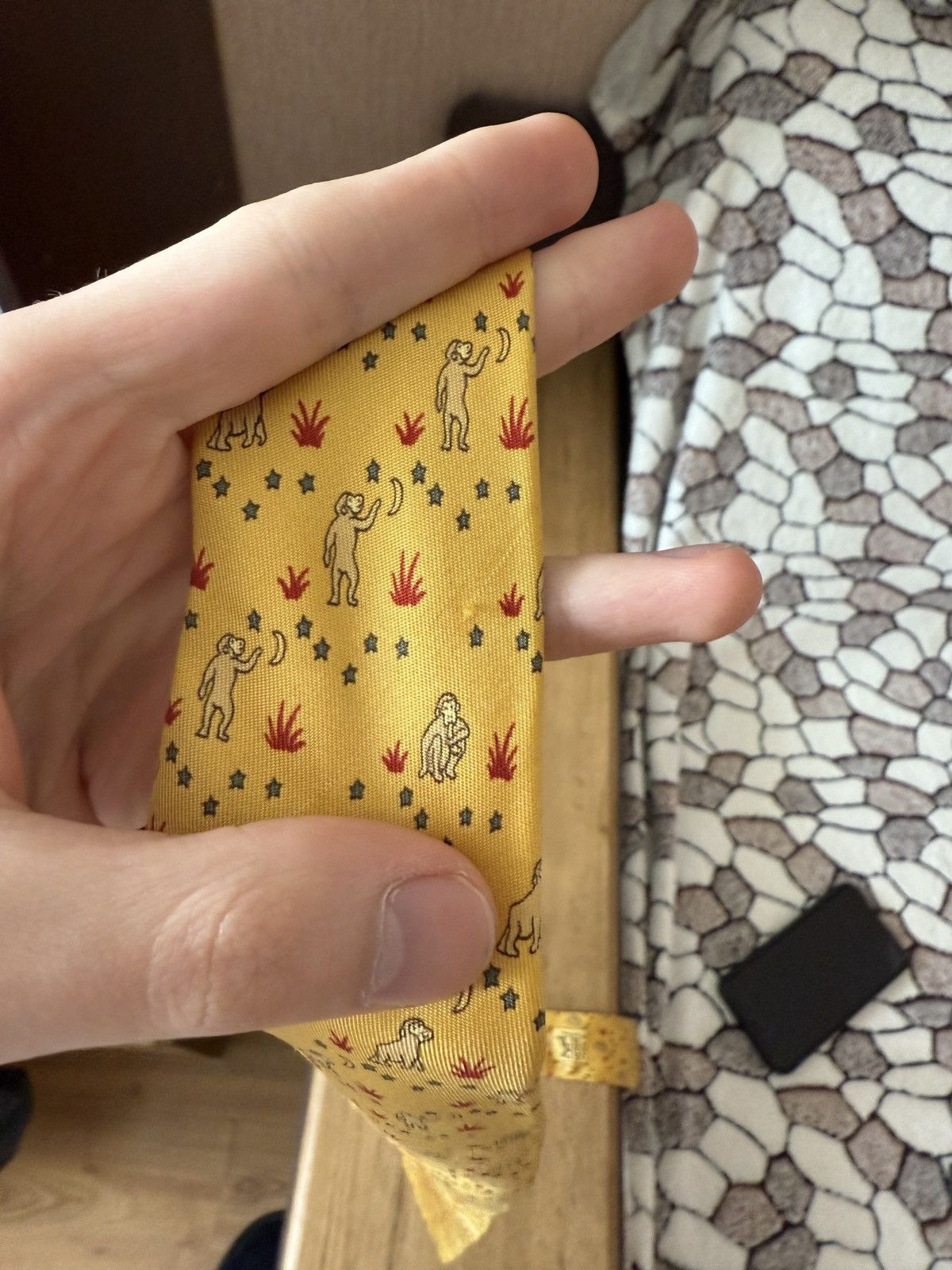 Hermes Vintage Hermes Tie Size ONE SIZE - 4 Thumbnail