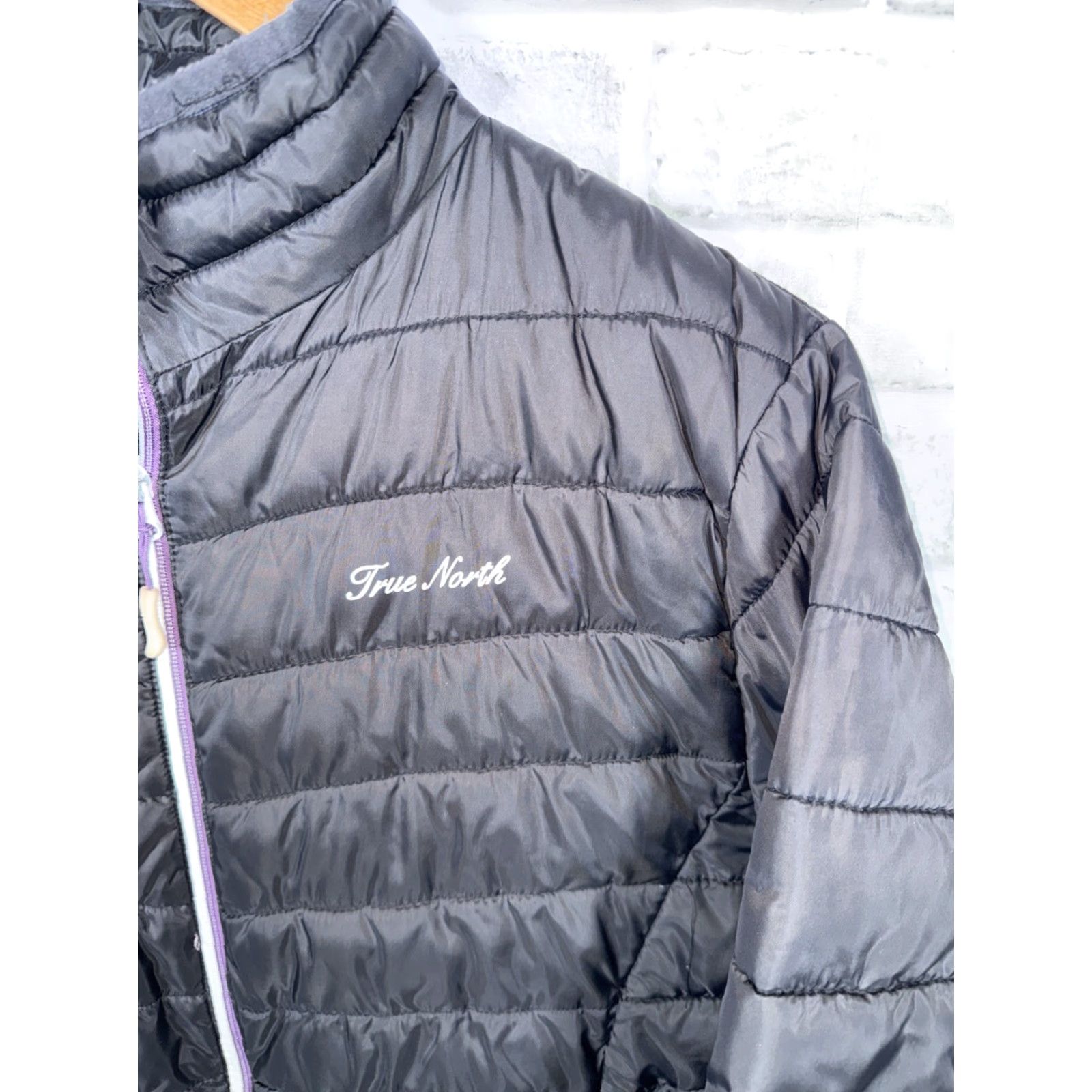Vintage True North Black Quilted Puffer Jacket Womens XL Size XL / US 12-14 / IT 48-50 - 2 Thumbnail