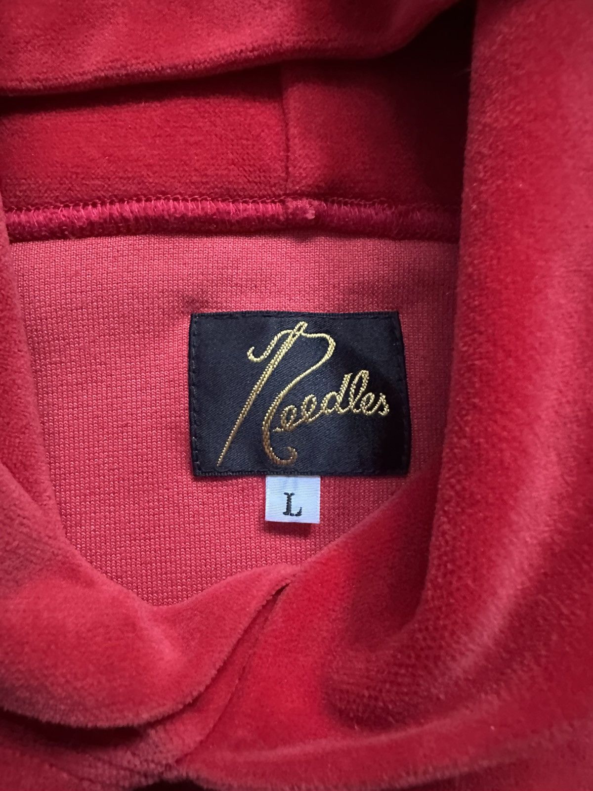 Needles Needles Red Hoodie Size US L / EU 52-54 / 3 - 3 Thumbnail