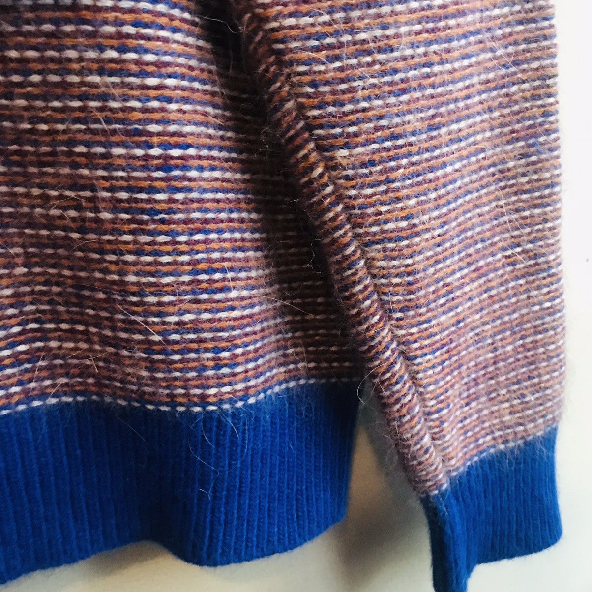 20471120 × If Six Was Nine Japanese Fuzzy Hand Knitted Sweater Size M / US 6-8 / IT 42-44 - 2 Thumbnail