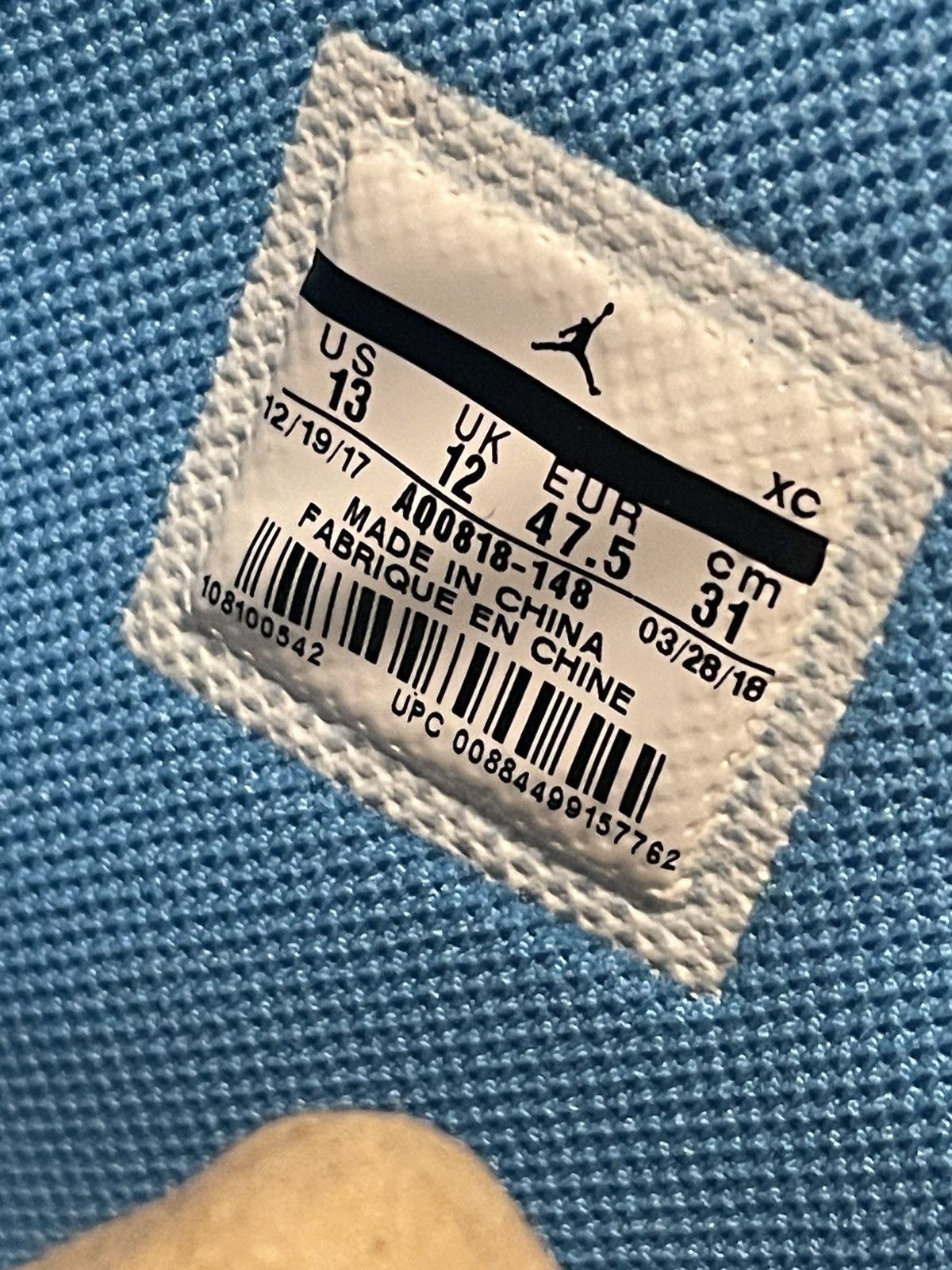 Nike × Off-White × Virgil Abloh Air Jordan 1 x Off-White Size US 13 / EU 46 - 6 Thumbnail