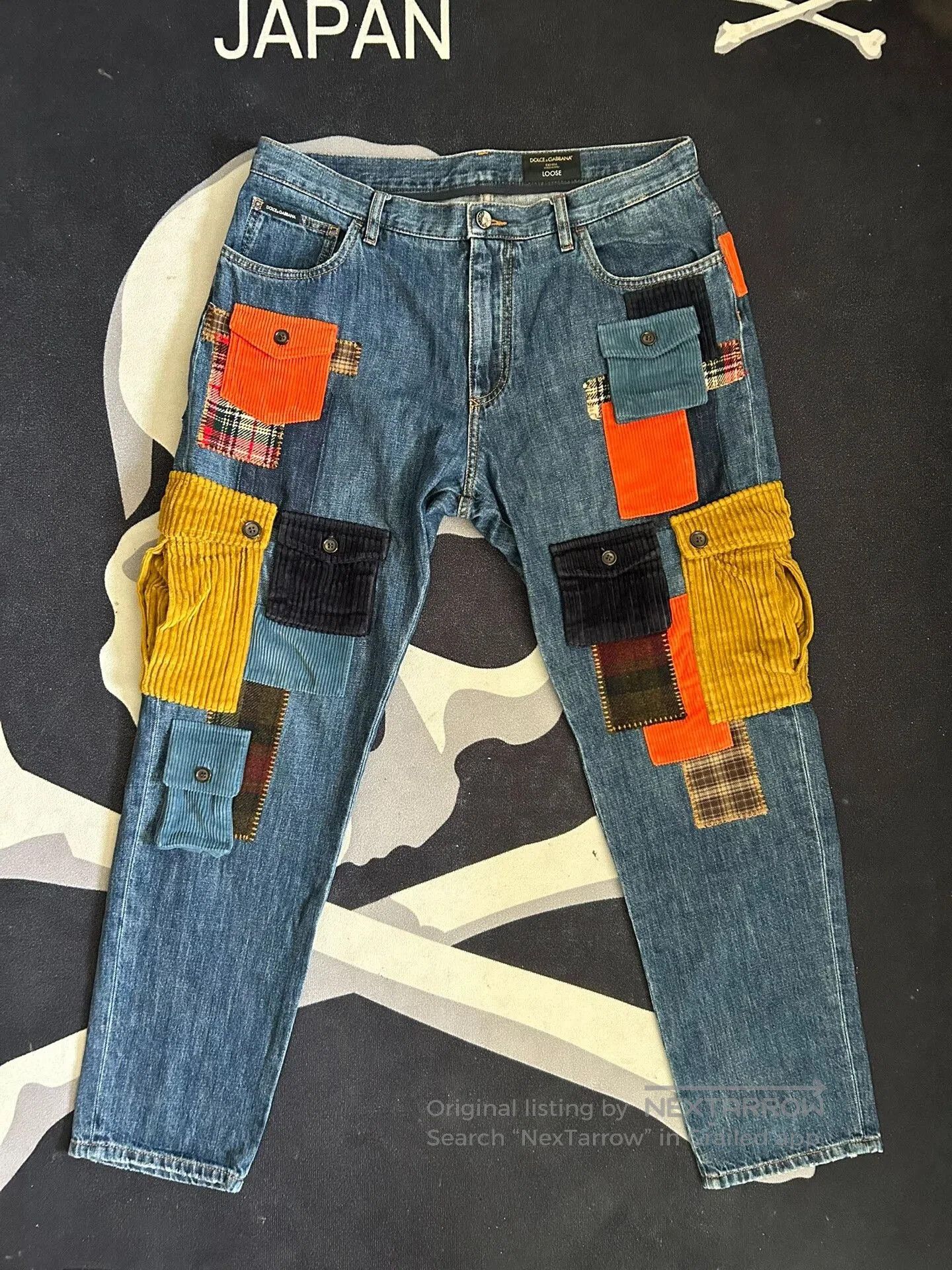 Dolce & Gabbana Dolce & Gabbana Patchwork Denim Pants. Size US 34 / EU 50 - 1 Thumbnail