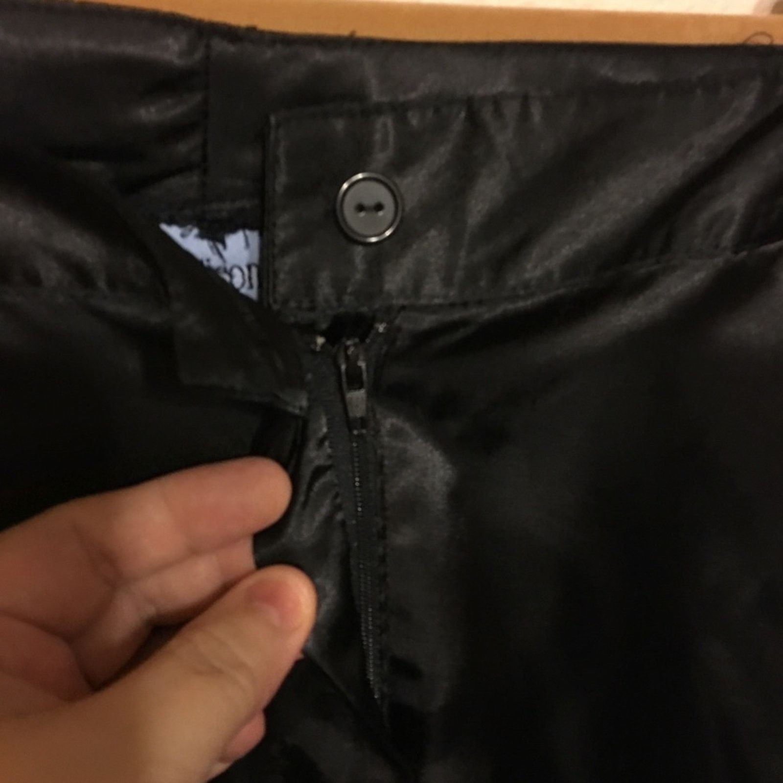 Other Madison & Co black satin pants 12 Size 34" / US 12 / IT 48 - 6 Thumbnail