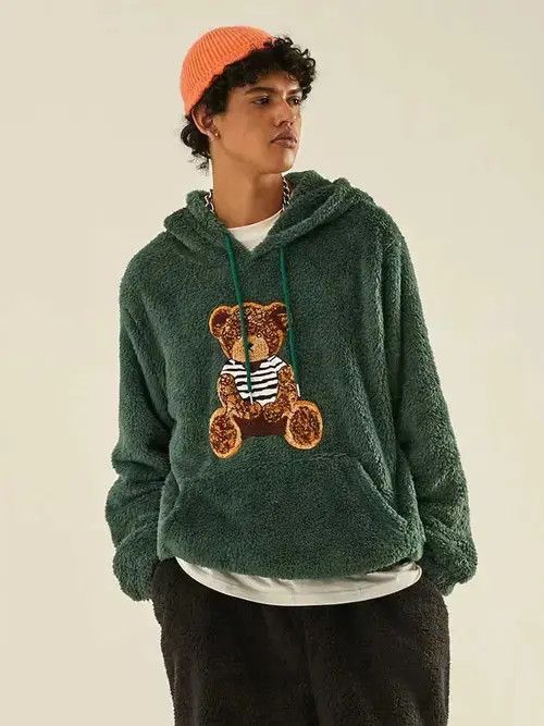 Designer #20 Hoodie Fluffy Teddy Bear Sweetshirt Size US M / EU 48-50 / 2 - 6 Thumbnail