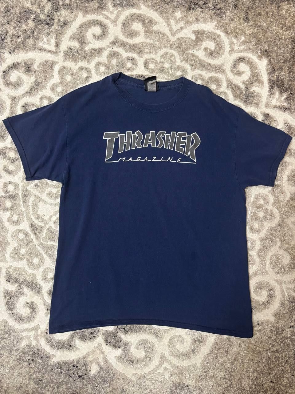 Thrasher Thrasher Magazine T-Shirt Navy Blue Size L Size US L / EU 52-54 / 3 - 1 Thumbnail