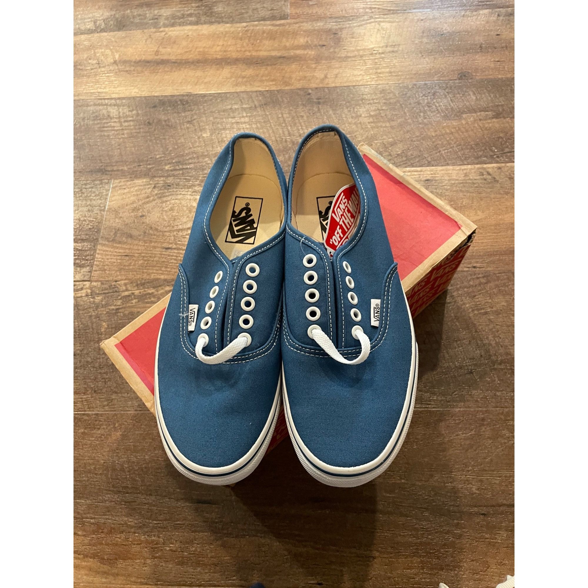 Vans BNWT Vans Navy Blue Vans Authentic Skate Shoes Men’s 7.5 Wom Size US 7.5 / EU 40-41 - 5 Thumbnail